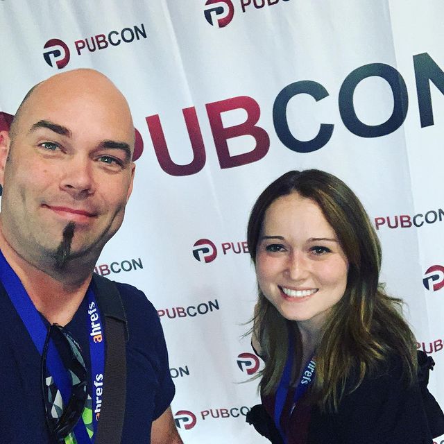 Masha and Matt at Pubcon